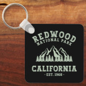 Redwood National Park Californië Sleutelhanger (Voorkant)