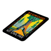 Redwood National Park Chandelier Distress Magneet (Linkerzijde)