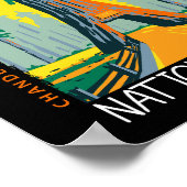 Redwood National Park Chandelier Distress Poster (Hoek)