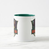 Redwood National Park Illustratie Retro Badge Mok (Midden)