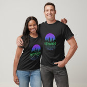 Redwood National Park Moon Trees Lake Gradient T-shirt (Unisex)