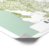 Redwood National Park Retro Street Map Poster (Hoek)