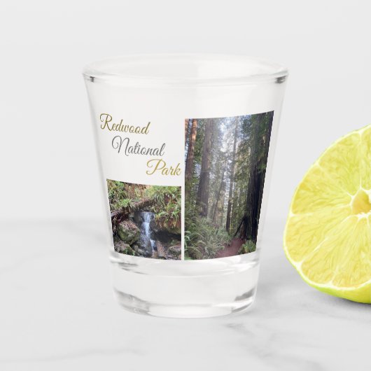 Redwood National Park Shot Glass Glas (Voorkant)