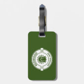 Redwood National Park Sun Trees Bagagelabel (Achterkant verticaal)