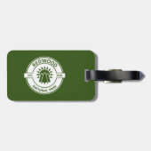 Redwood National Park Sun Trees Bagagelabel (Achterkant horizontaal)