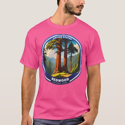 Redwood National Park Verenigde Staten T-shirt (Voorkant)