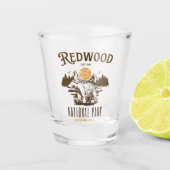 Redwood National Park Vinateg Landscape Shot Glas (Voorkant)
