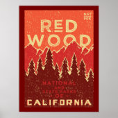 Redwood National Park Vintage Poster (Voorkant)