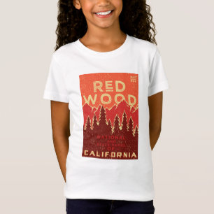 Redwood National Park Vintage Poster T-shirt