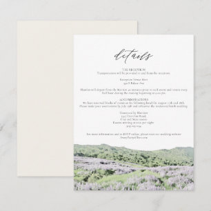 REDWOOD NATIONAL PARK Wild Lupine Floral — Gegeven Kaart