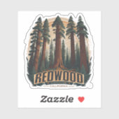 Redwood National State Park, Californië Sticker (Vel)