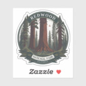Redwood National State Park, Californië Sticker (Vel)