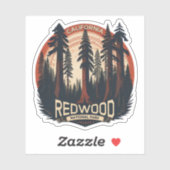 Redwood National State Park, Californië Sticker (Vel)