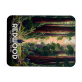 Redwood National State Park, Kust van Californië Magneet (Horizontaal)