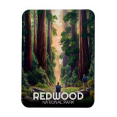 Redwood National State Park, Kust van Californië Magneet (Verticaal)