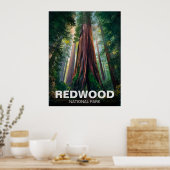 Redwood National State Park, Kust van Californië Poster (Keuken)