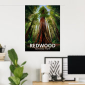 Redwood National State Park, Kust van Californië Poster (Thuiskantoor)