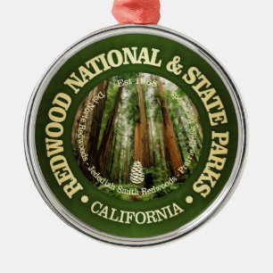 Redwood National & State Parks (NP2) Metalen Ornament