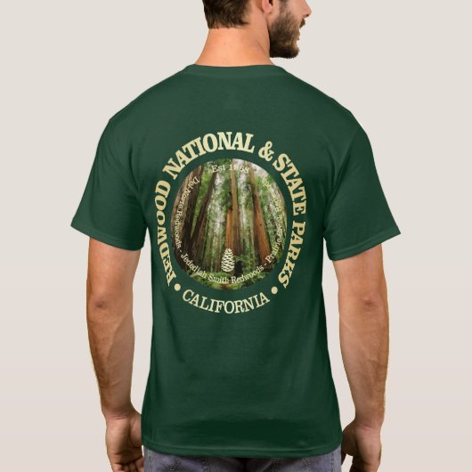 Redwood National & State Parks (NP2) T-shirt (Achterkant)