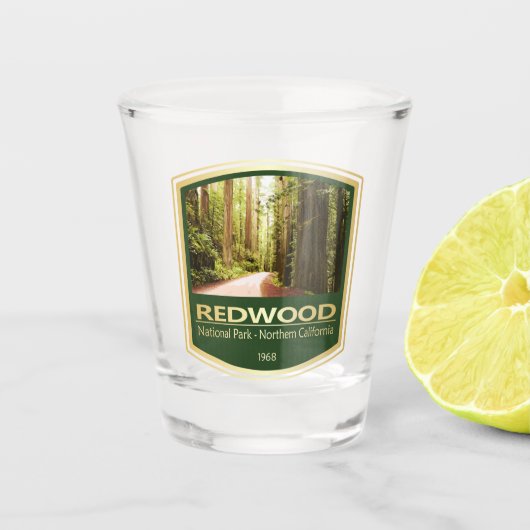 Redwood NP (PF1) Shot Glas (Voorkant)