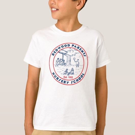 Redwood Parents Nursery School Light Apparel T-shirt (Voorkant)