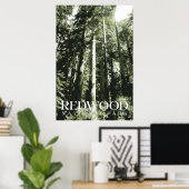Redwood Poster, National Park Afdrukken Poster (Thuiskantoor)