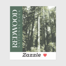 Redwood Sticker, Nationaal Park Decal Sticker