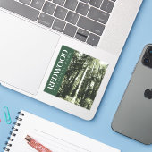 Redwood Sticker, Nationaal Park Decal Sticker (Laptop met iPhone)