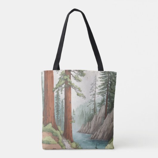 Redwood Tree Tote Bag (Achterkant)