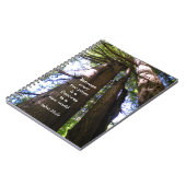 Redwood Trees met Muir Quote Notitieboek (Linkerzijde)