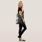 Redwood Trees met Muir Quote Tote Bag (Op model)