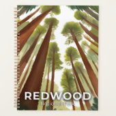 Redwood Trees | Nationaal Park Waterverf Art Planner (Voorkant)