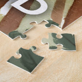 Redwood Trees | National Park Watercolor Art Legpuzzel (Zijkant)