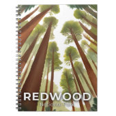 Redwood Trees | National Park Waterverf Reizen Notitieboek (Voorkant)