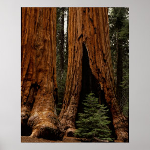 Redwood Trees, Sequoia National Park. Poster