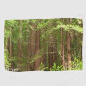Redwood Treins bij Muir Bossen National Monument Golfhanddoek (Horizontaal)