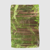 Redwood Treins bij Muir Bossen National Monument Golfhanddoek (Voorkant)