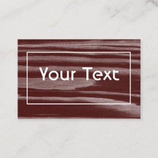 Redwood Visitenkarte Visitekaartje