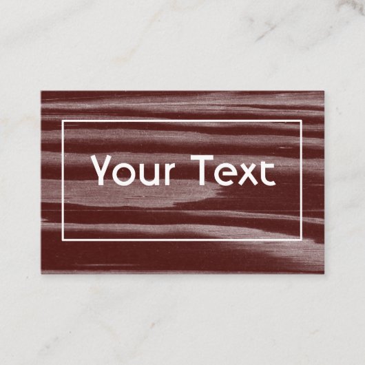 Redwood Visitenkarte Visitekaartje (Voorkant)