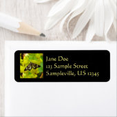 Redwood Vlinder en Wildbloemen Etiket (Insitu)