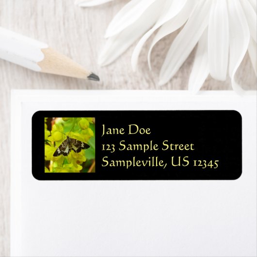 Redwood Vlinder en Wildbloemen Etiket (Insitu)