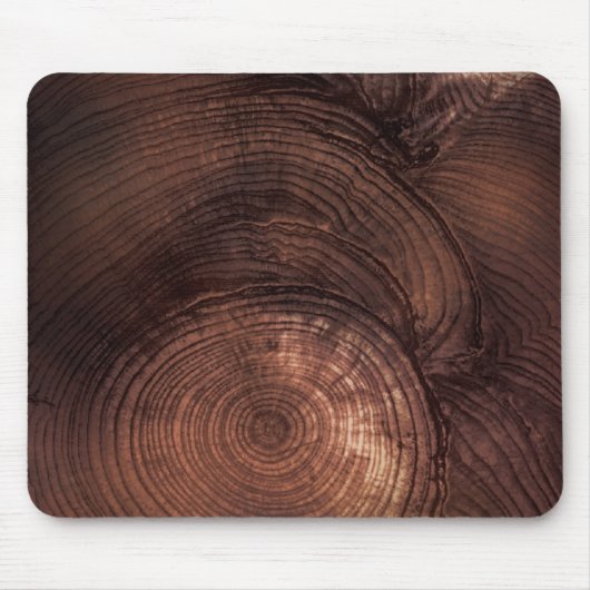 Redwood Wood Grain Mousepad Muismat (Voorkant)