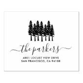 Redwoods | Achternaam handtekening retouradres Rubberstempel (Afrduk)
