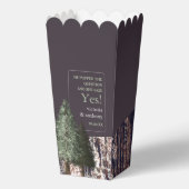 Redwoods & Bark, Rustieke bruiloft Bedankdoosjes (Voorkant)