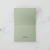 Redwoods & Bark, rustieke bruiloft dank u Bedankkaart (Binnen)