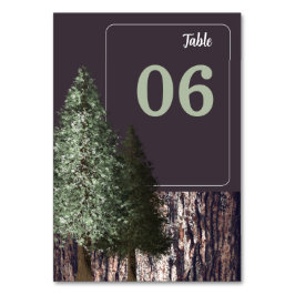 Redwoods & Bark, Rustieke bruiloft Kaart