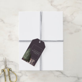 Redwoods & Bark, Rustieke huwelijksgunst Cadeaulabel