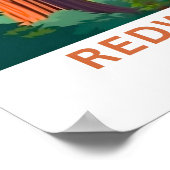 Redwoods California Reisprint Poster (Hoek)