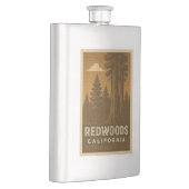 Redwoods National Park California Flask Flacon (Rechts)