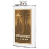 Redwoods National Park California Flask Heupfles (Links)
